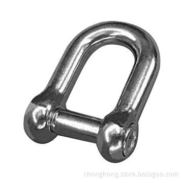 Oval Sink Pin Dee Shackle, Made of AISI304 and AISI316 Stainless Steel, Over-sized Slot Head